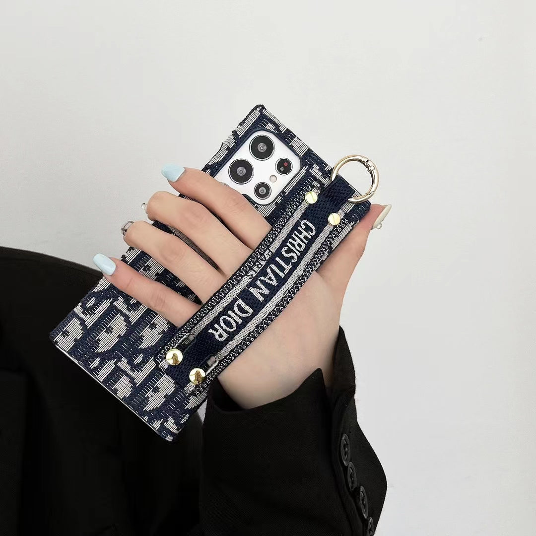 Dior Samsung Phone Case with Hand Grip - Luxury & Functionality