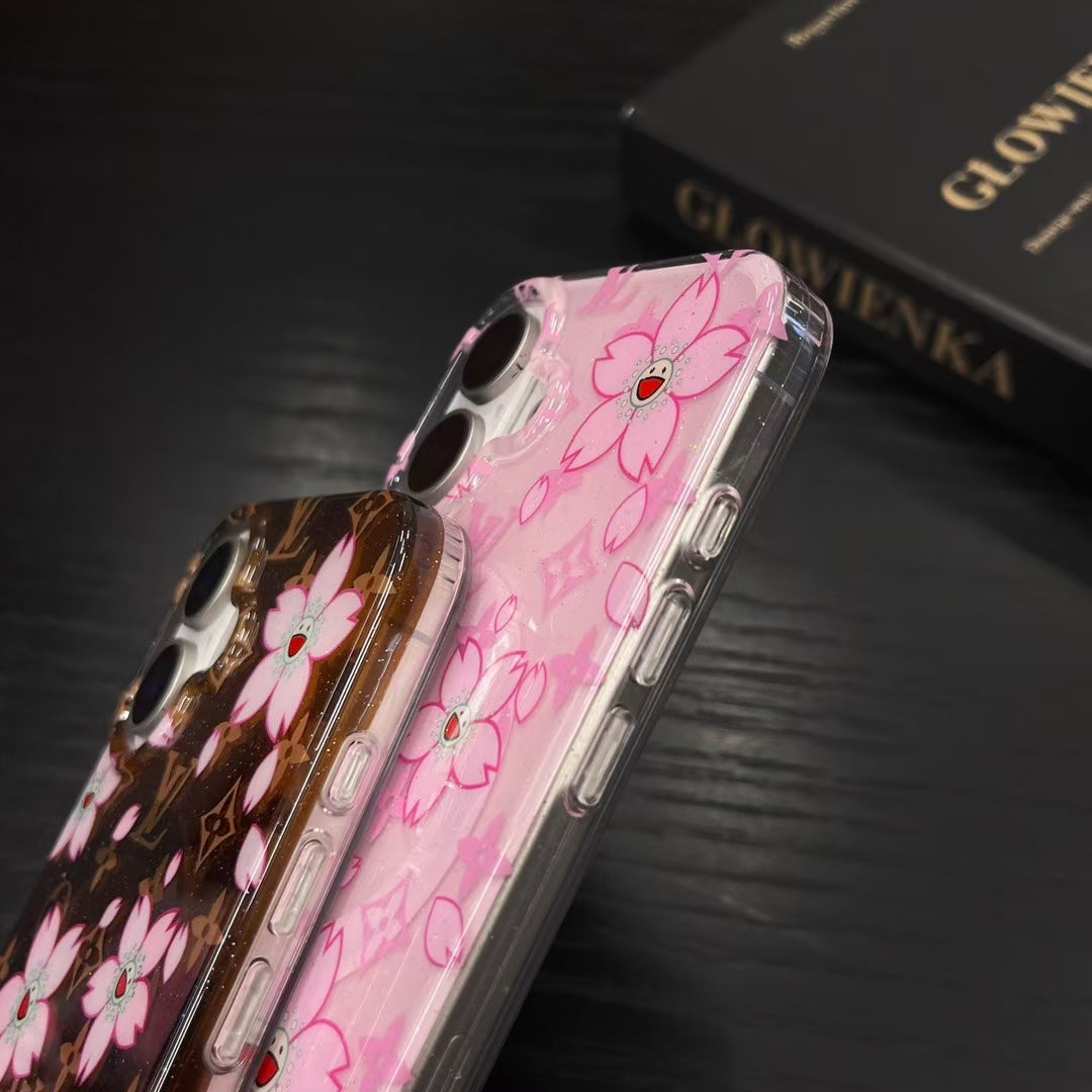 LV Flowers iPhone Cases