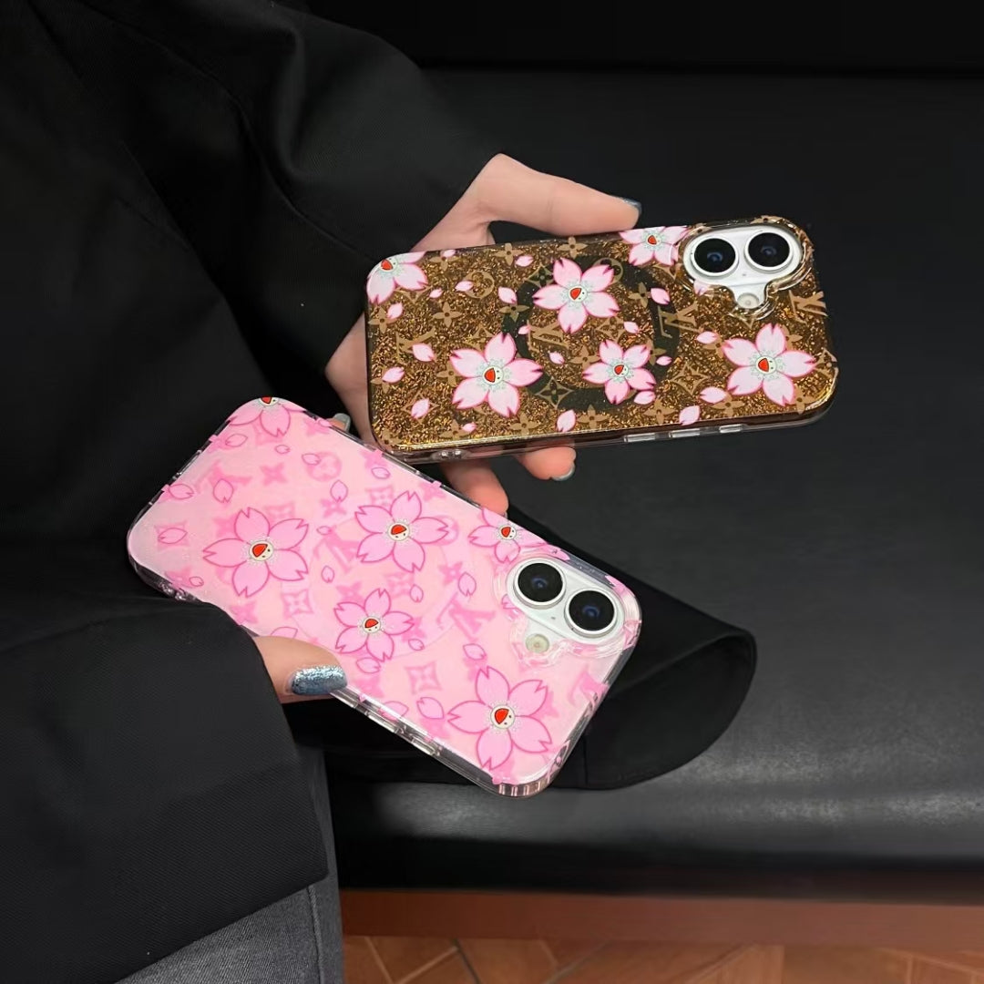 LV Flowers iPhone Cases
