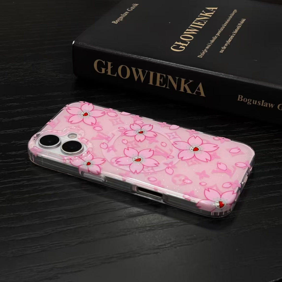 LV Flowers iPhone Cases