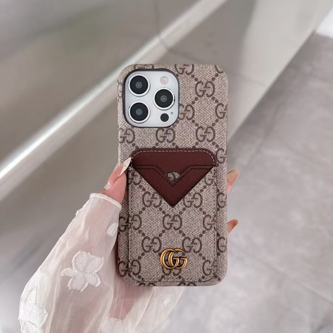 GG wallet iPhone cases