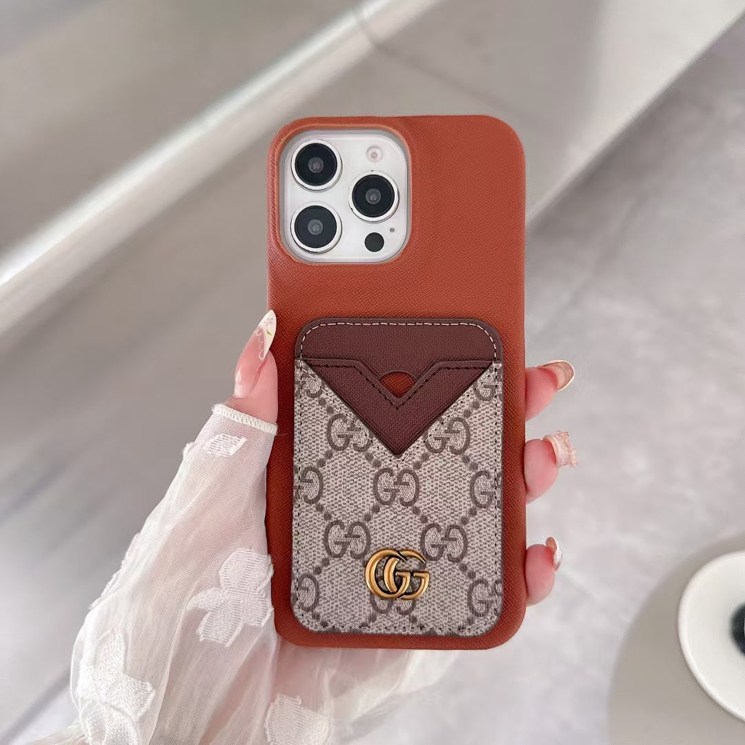 GG wallet iPhone cases
