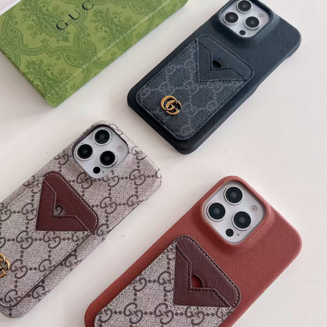 GG wallet iPhone cases