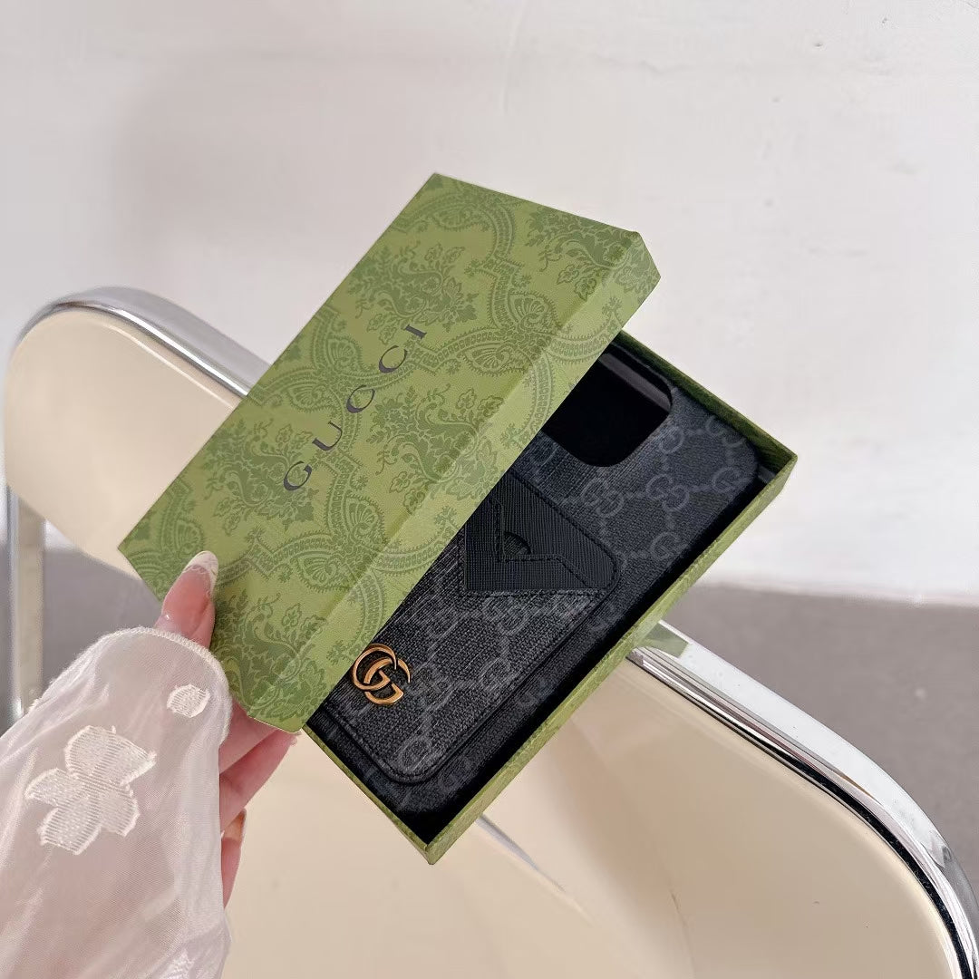 GG wallet iPhone cases