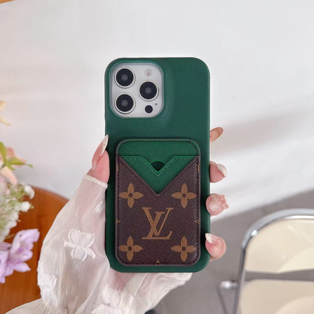 LV monogram wallet iPhone cases