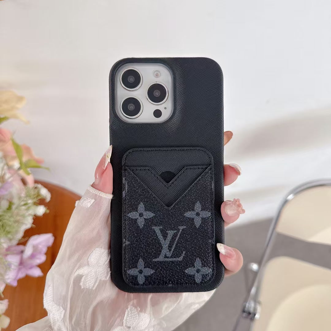 LV monogram wallet iPhone cases