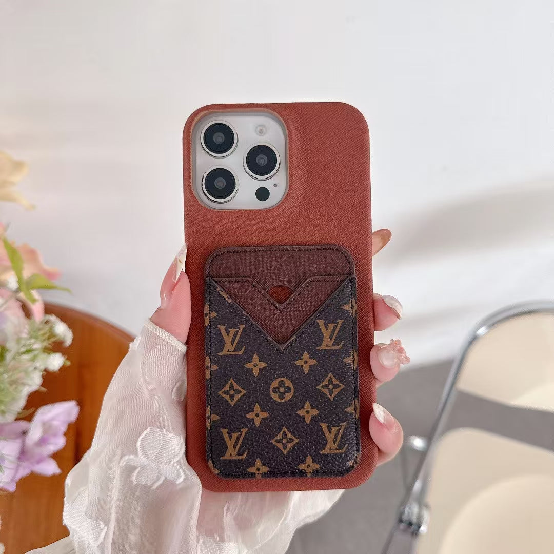 LV monogram wallet iPhone cases