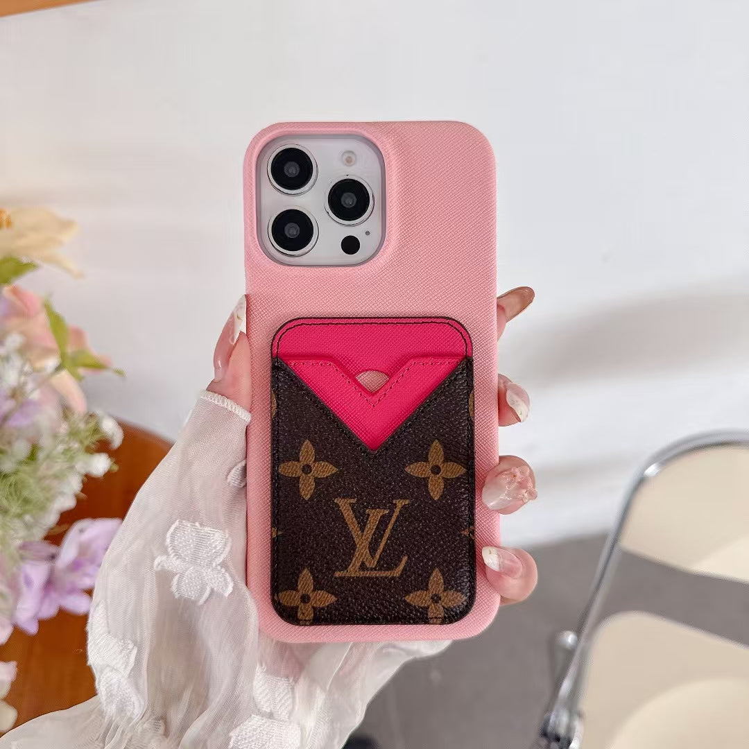 LV monogram wallet iPhone cases