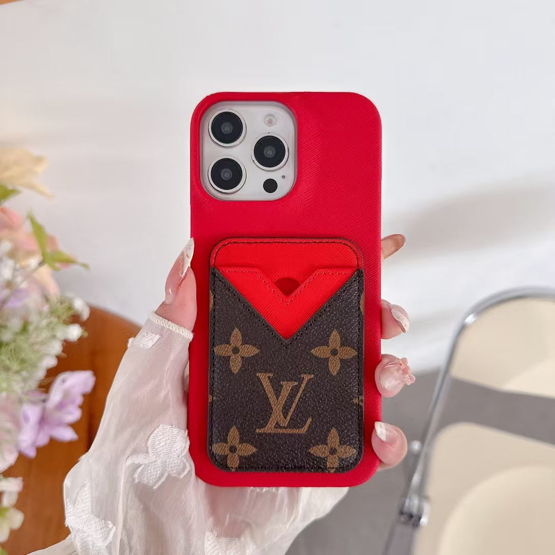 LV monogram wallet iPhone cases