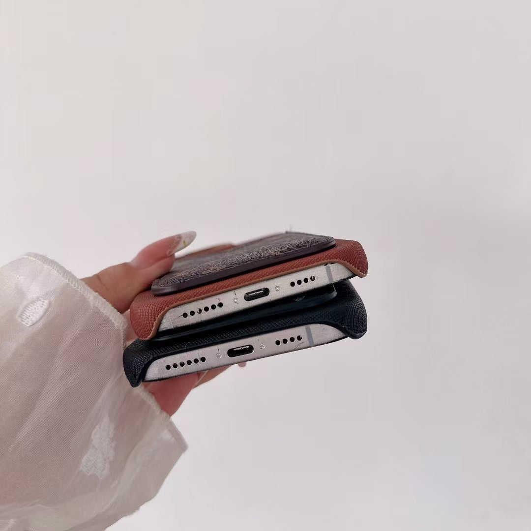 LV monogram wallet iPhone cases