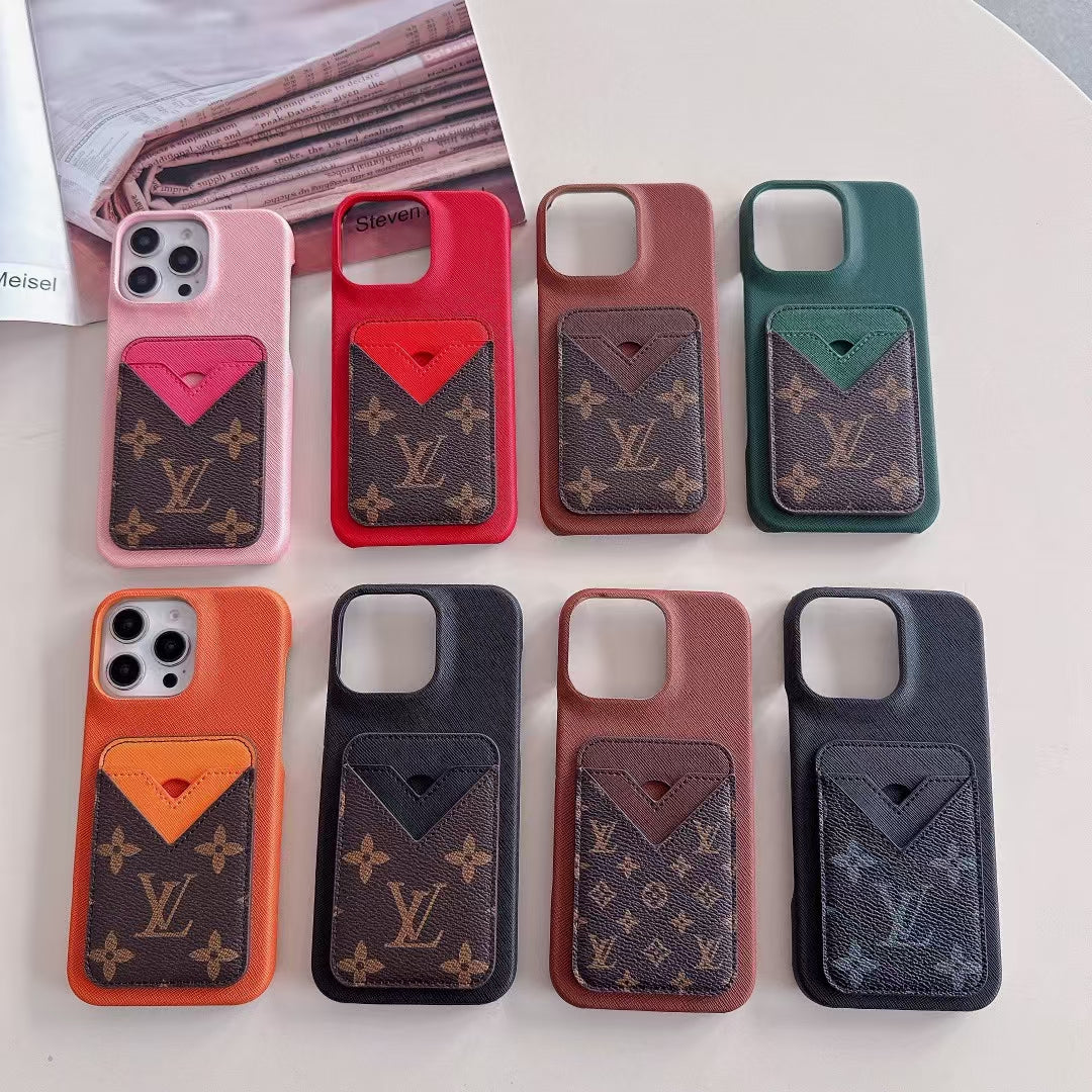 LV monogram wallet iPhone cases