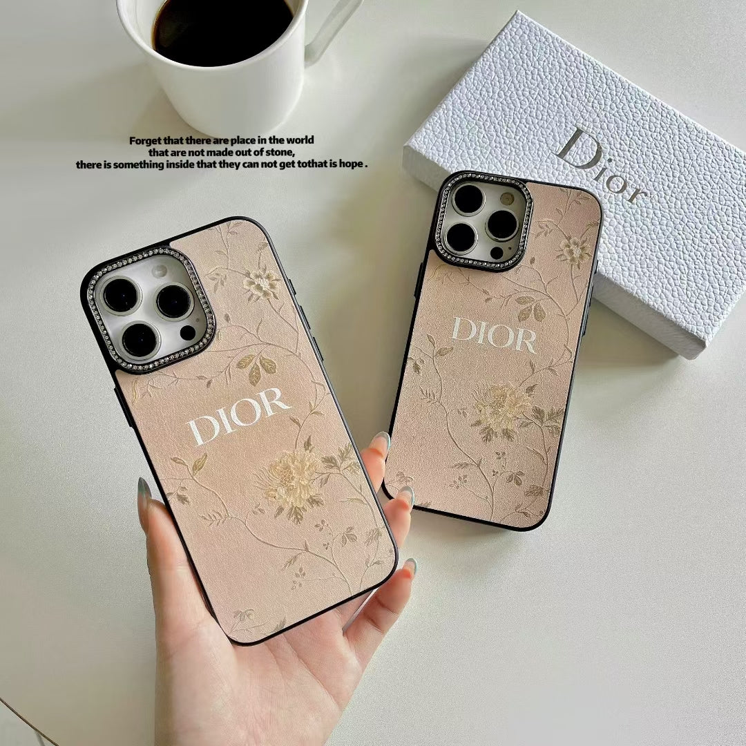 CD iPhone Case – Elegant Floral Design
