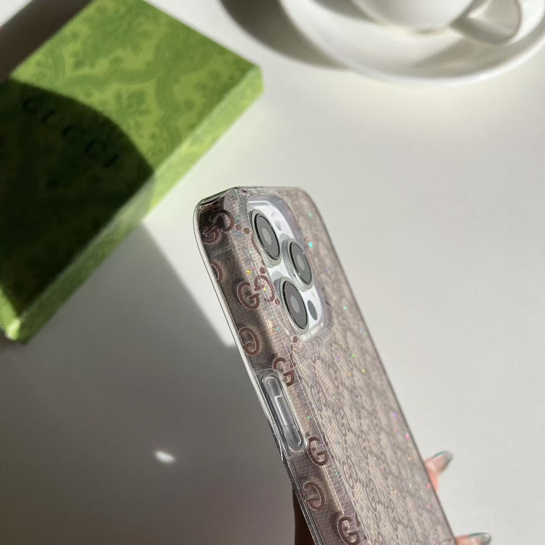 GG Glitter iPhone Case