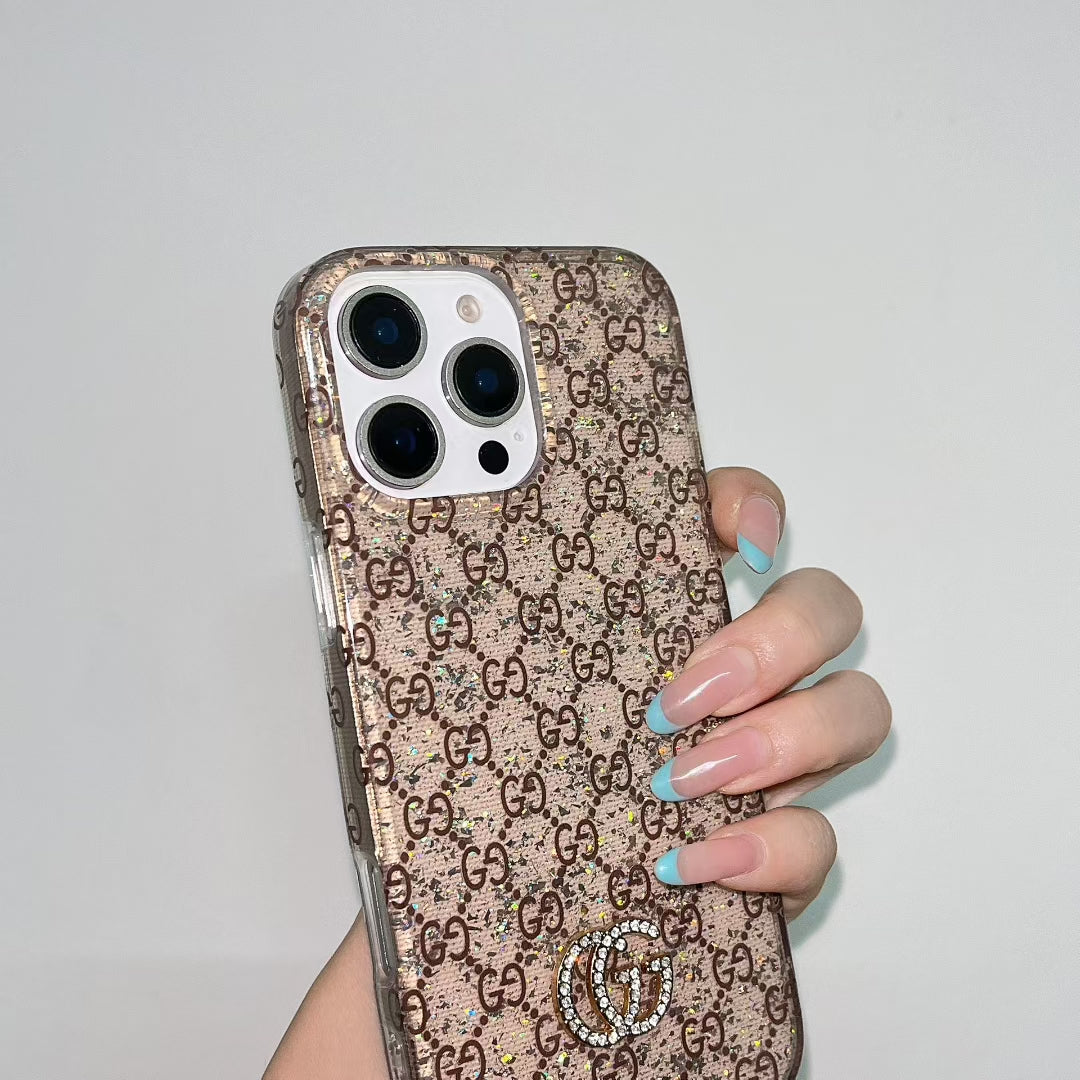 GG Glitter iPhone Case