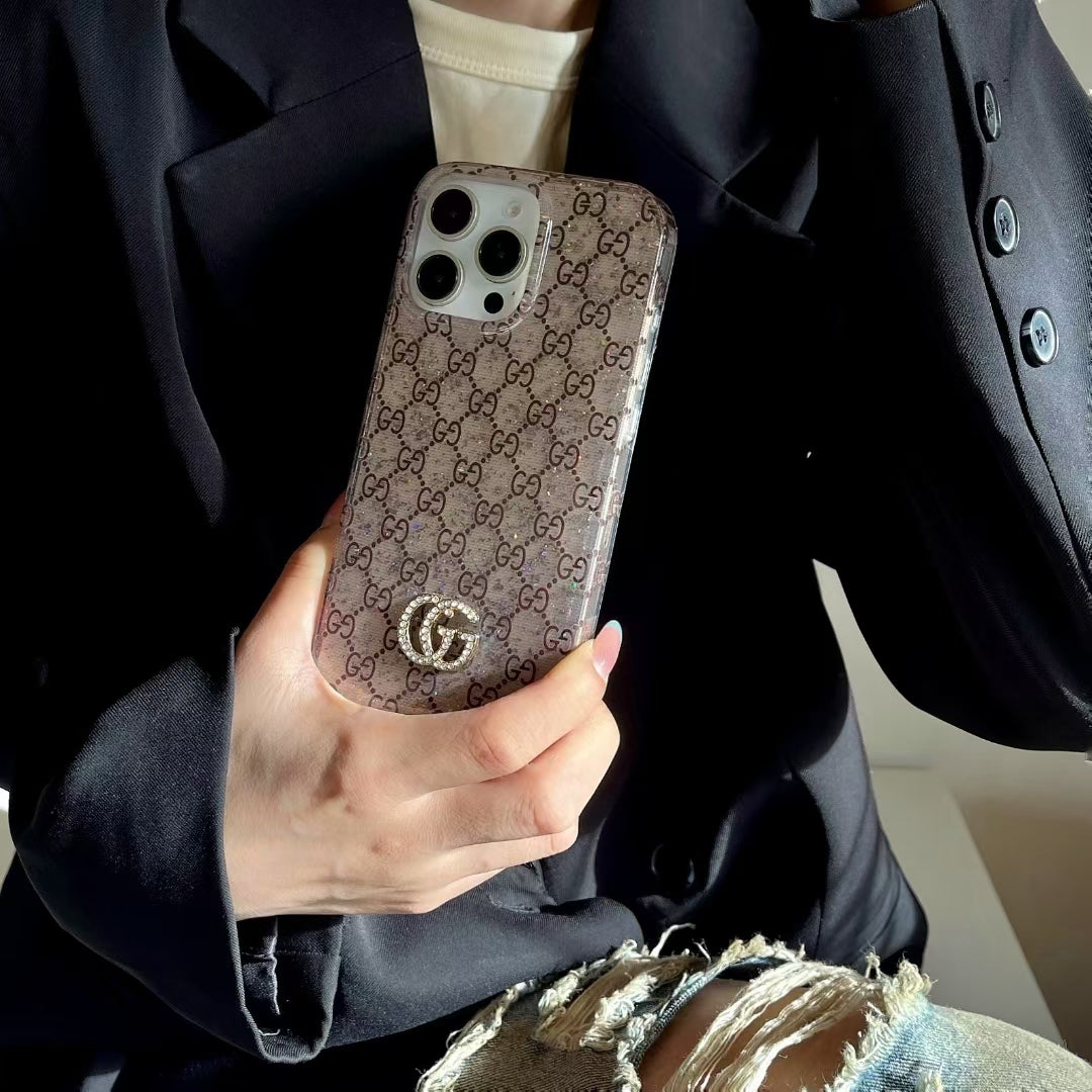 GG Glitter iPhone Case