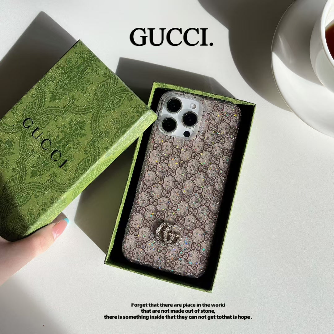 GG Glitter iPhone Case