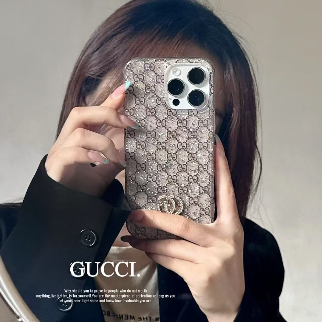 GG Glitter iPhone Case