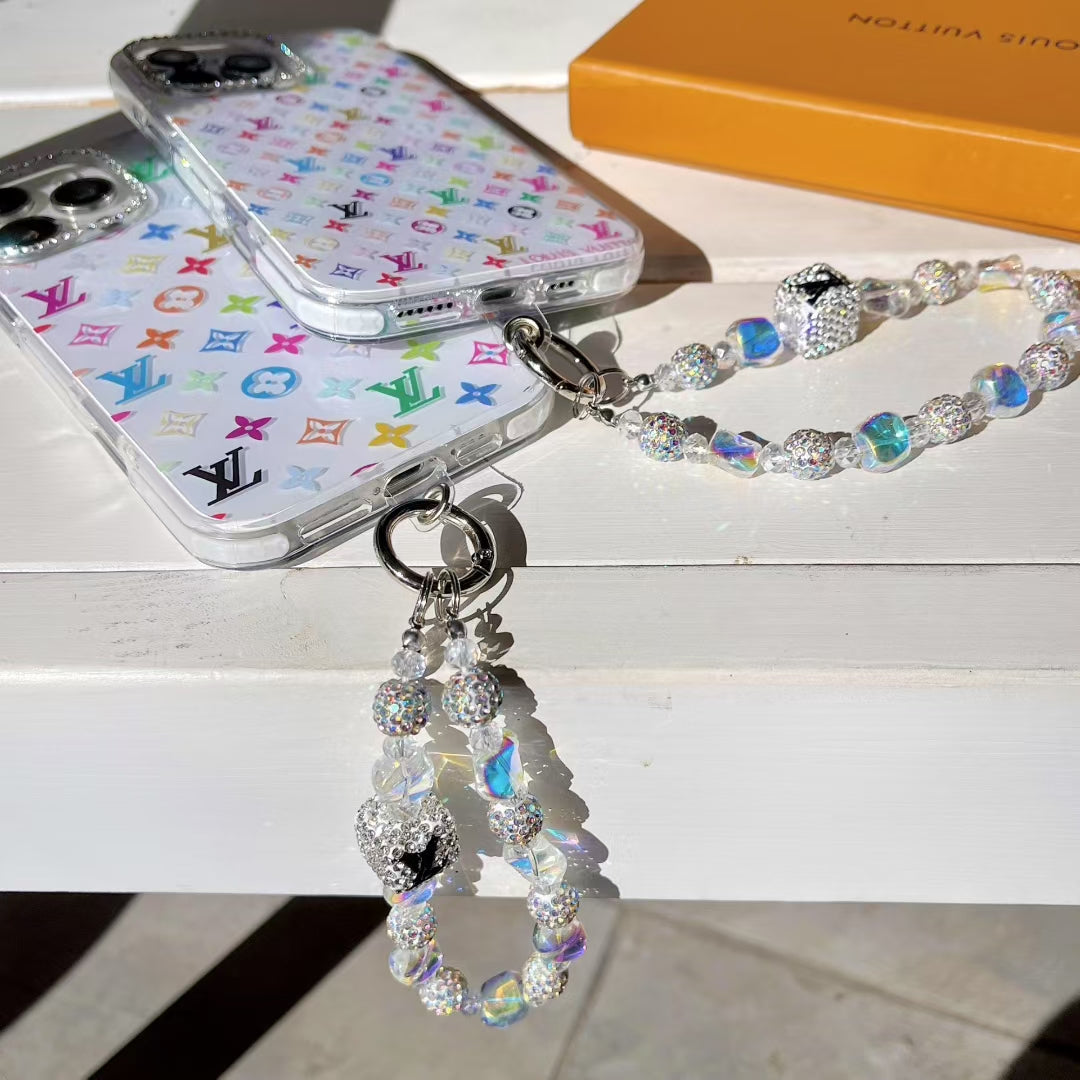 LV Monogram Multicolor iPhone Case with Bracelet