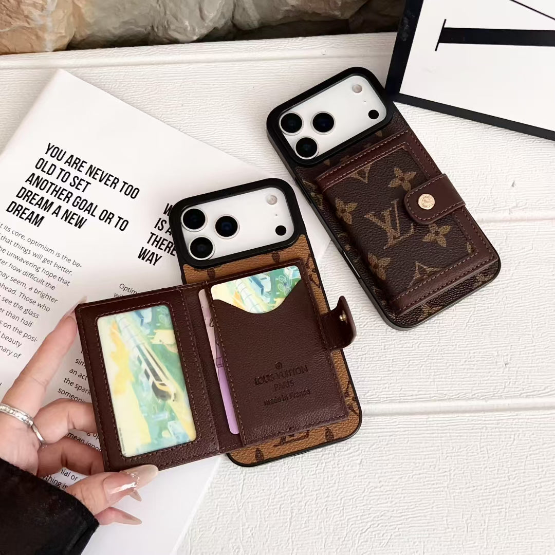 LV wallet iPhone cases