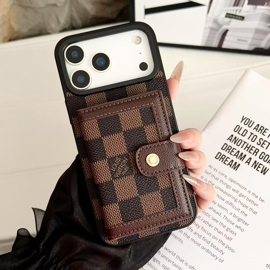 LV wallet iPhone cases