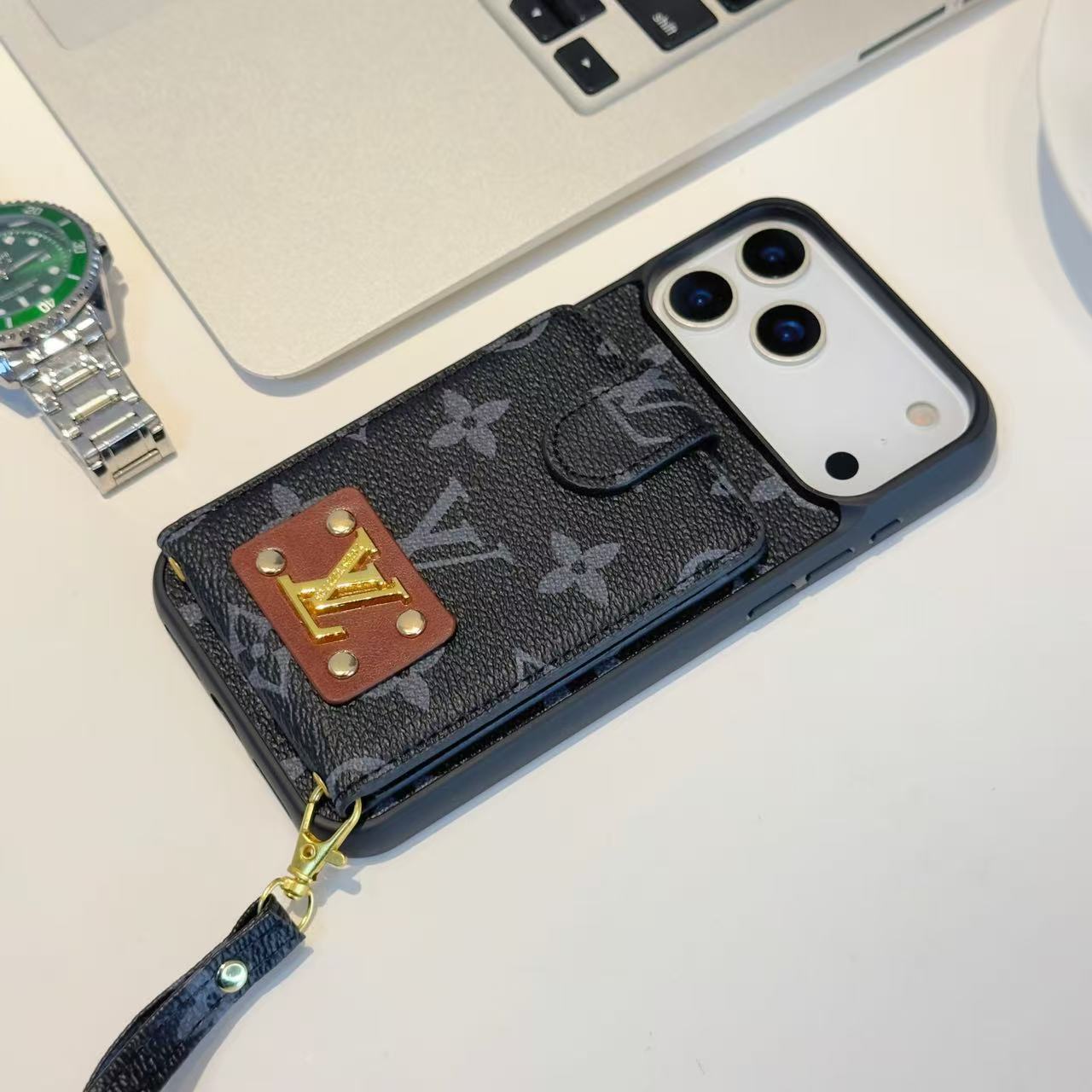 LV iPhone Wallet Cases