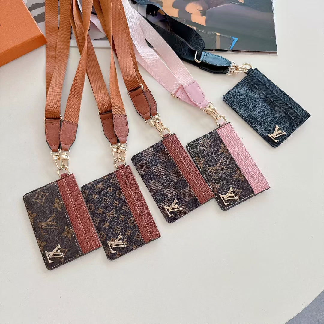LV Card Holder with Strap