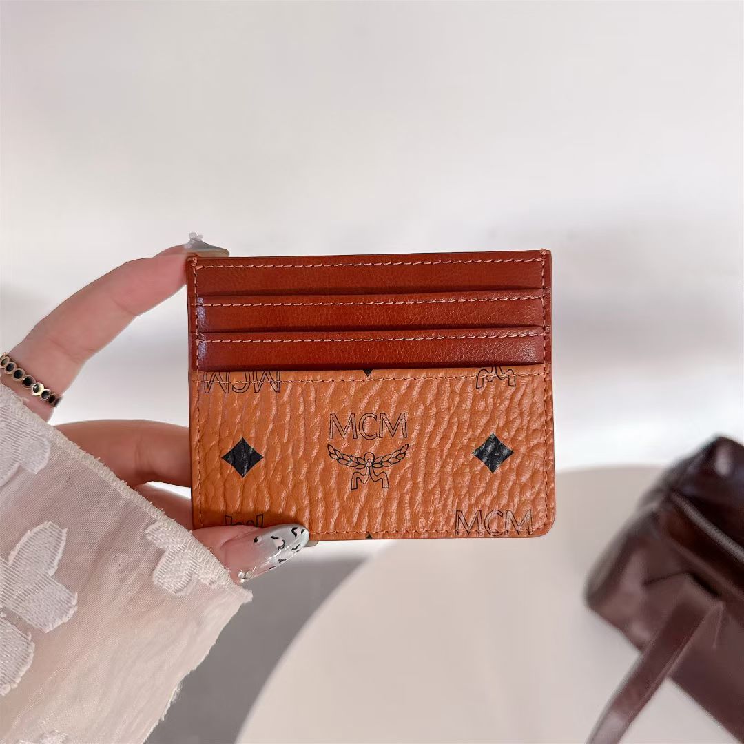 Mini Aren Card Case in Visetos