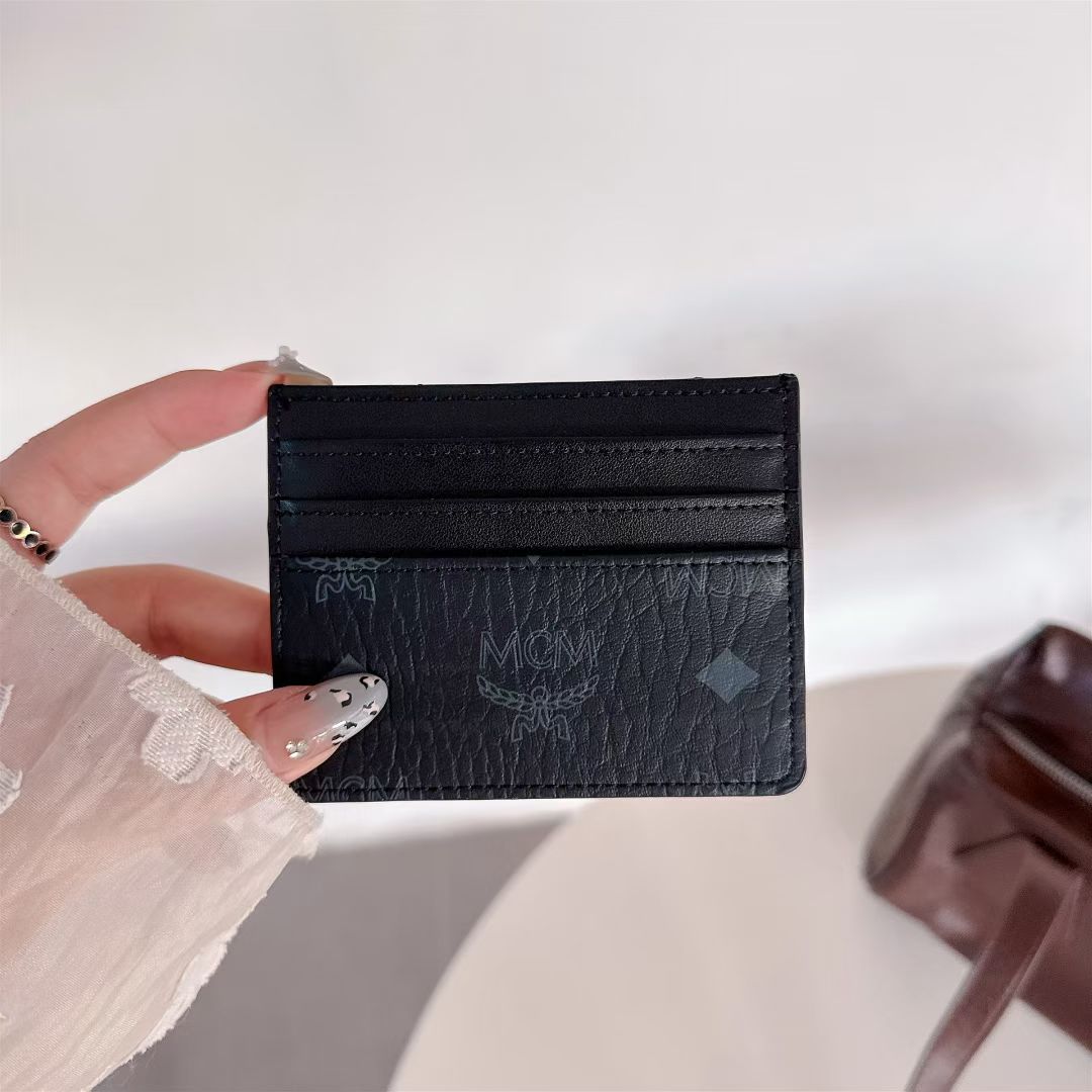 Mini Aren Card Case in Visetos