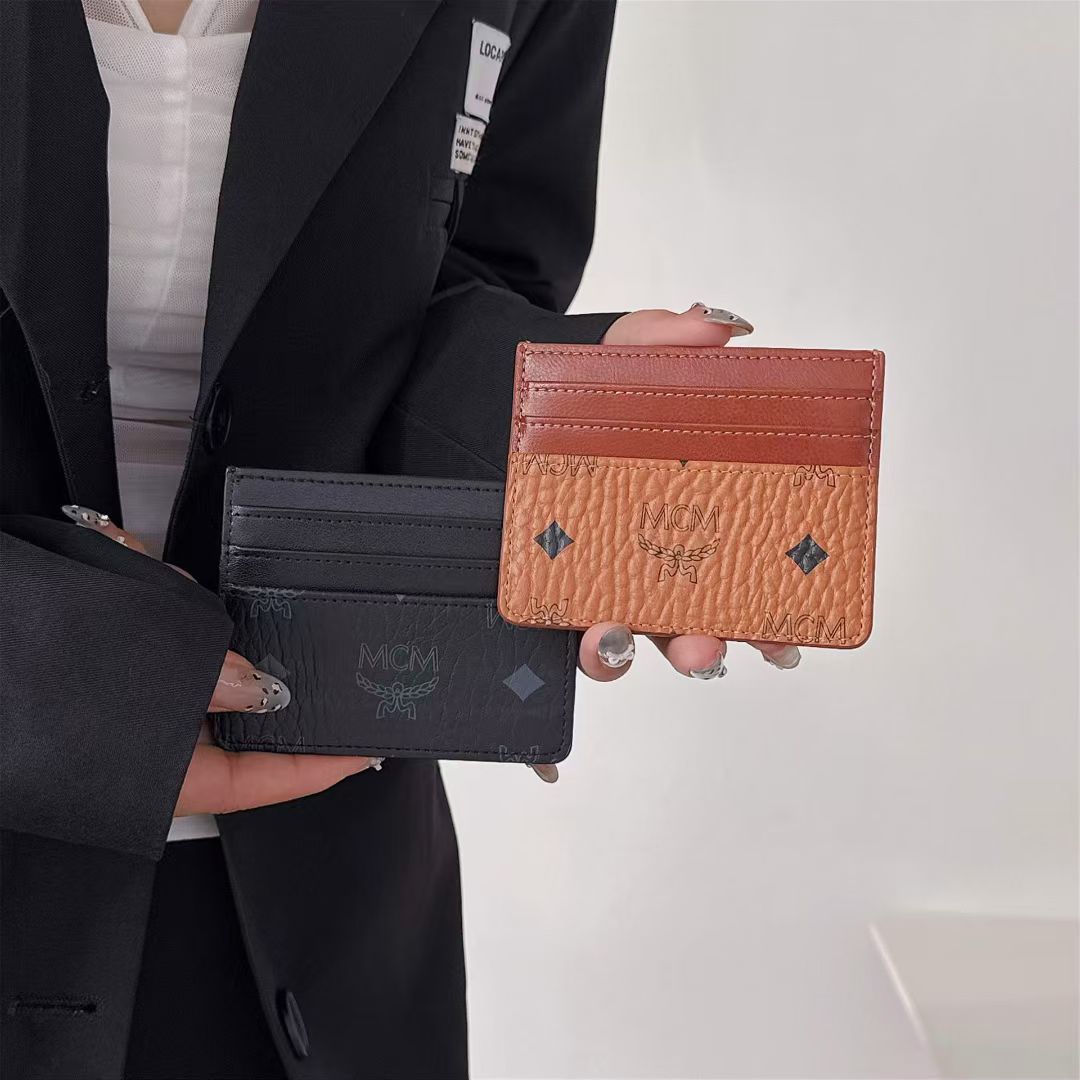 Mini Aren Card Case in Visetos