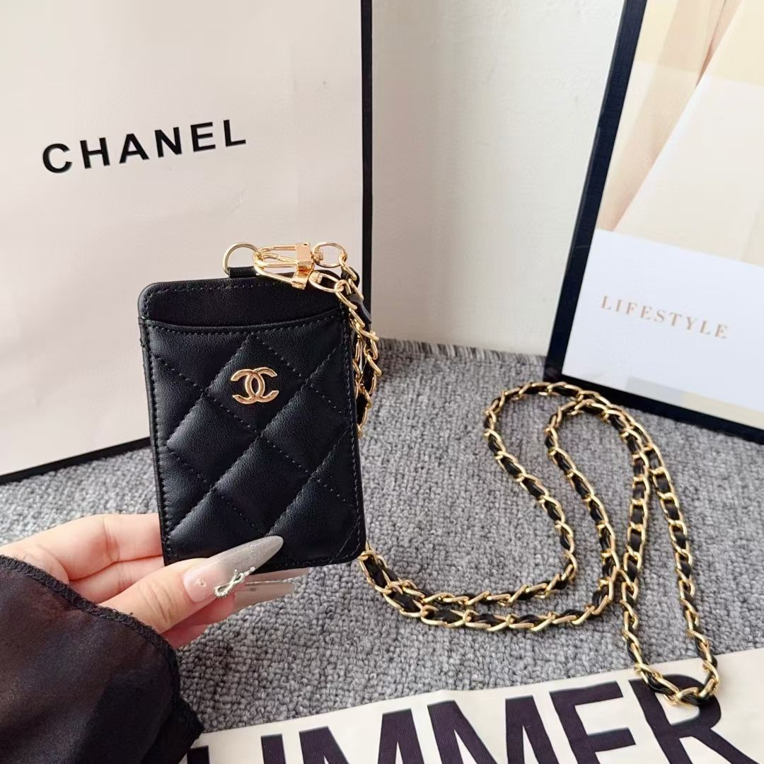 Chanel Card Holder Crossbody - Luxury Wallet with Strap