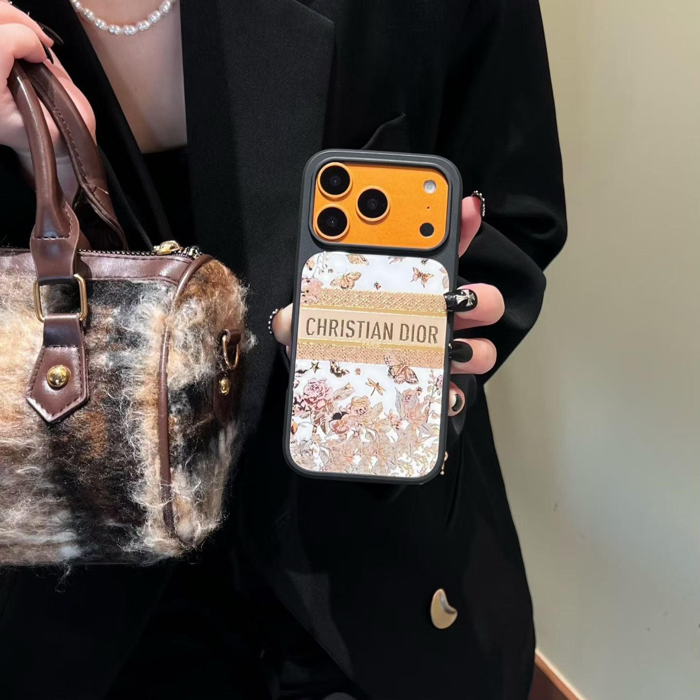 Luxury Dior Floral Phone Case -