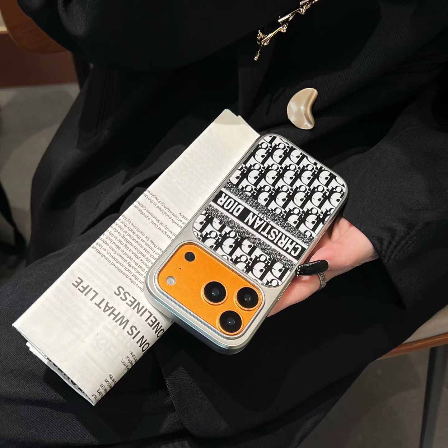 Dior Metal Phone Case - Aluminum Designer