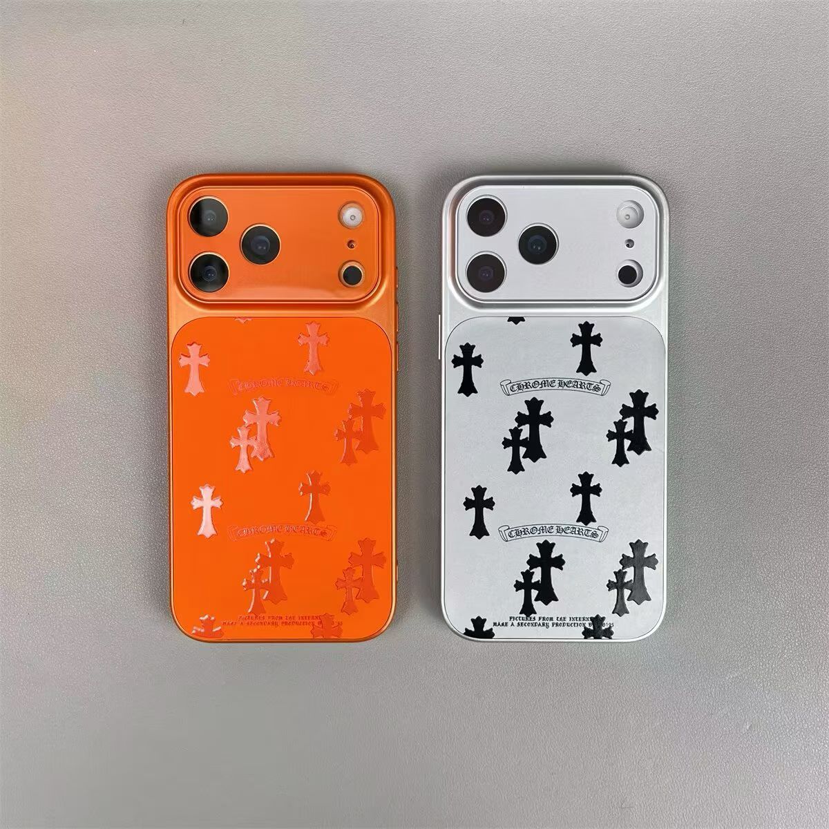 Black Cross Heart iPhone Case - Bold Design