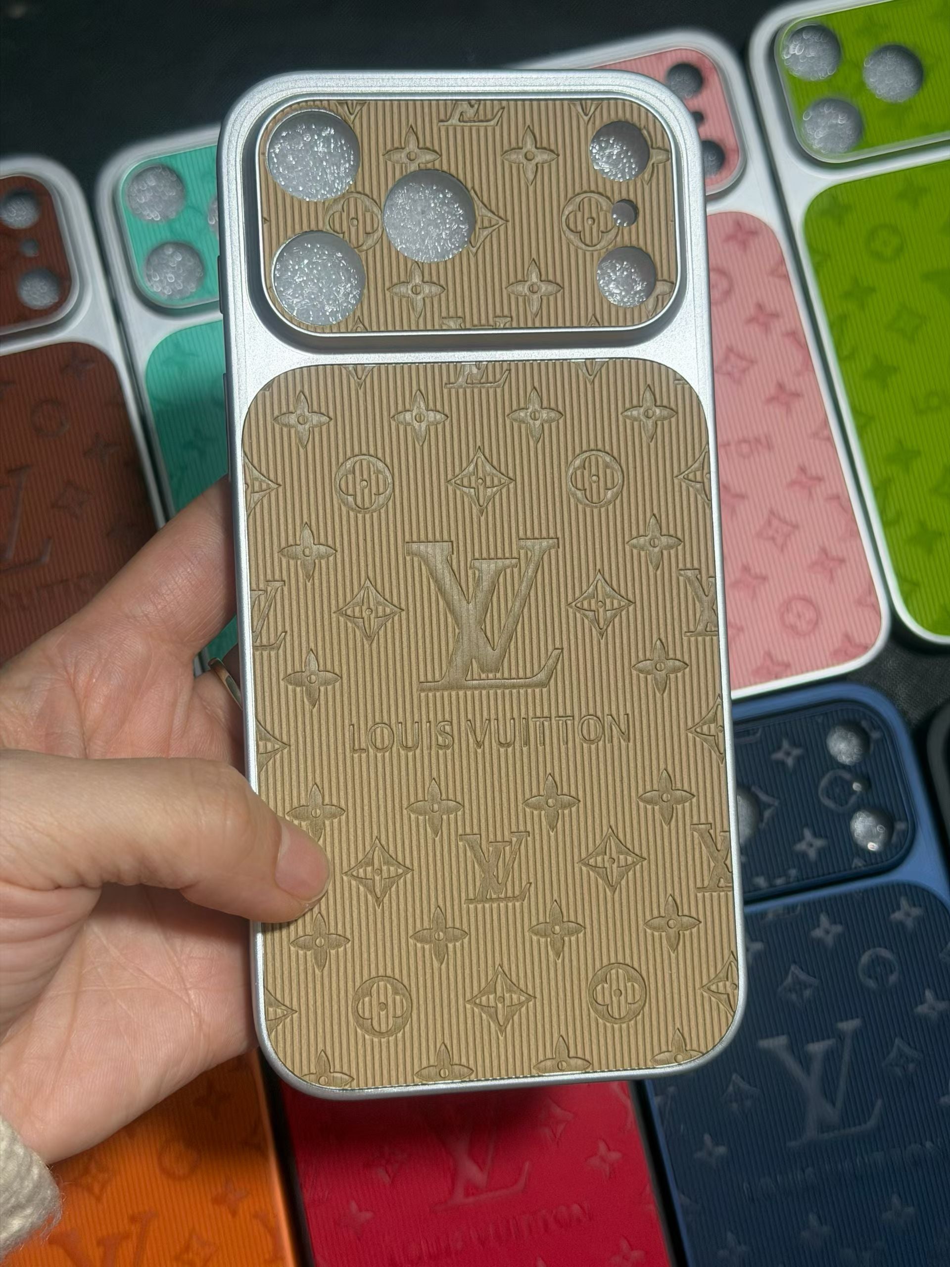 Lv Aluminum iPhone Case - Soft Protection with Vibrant Design