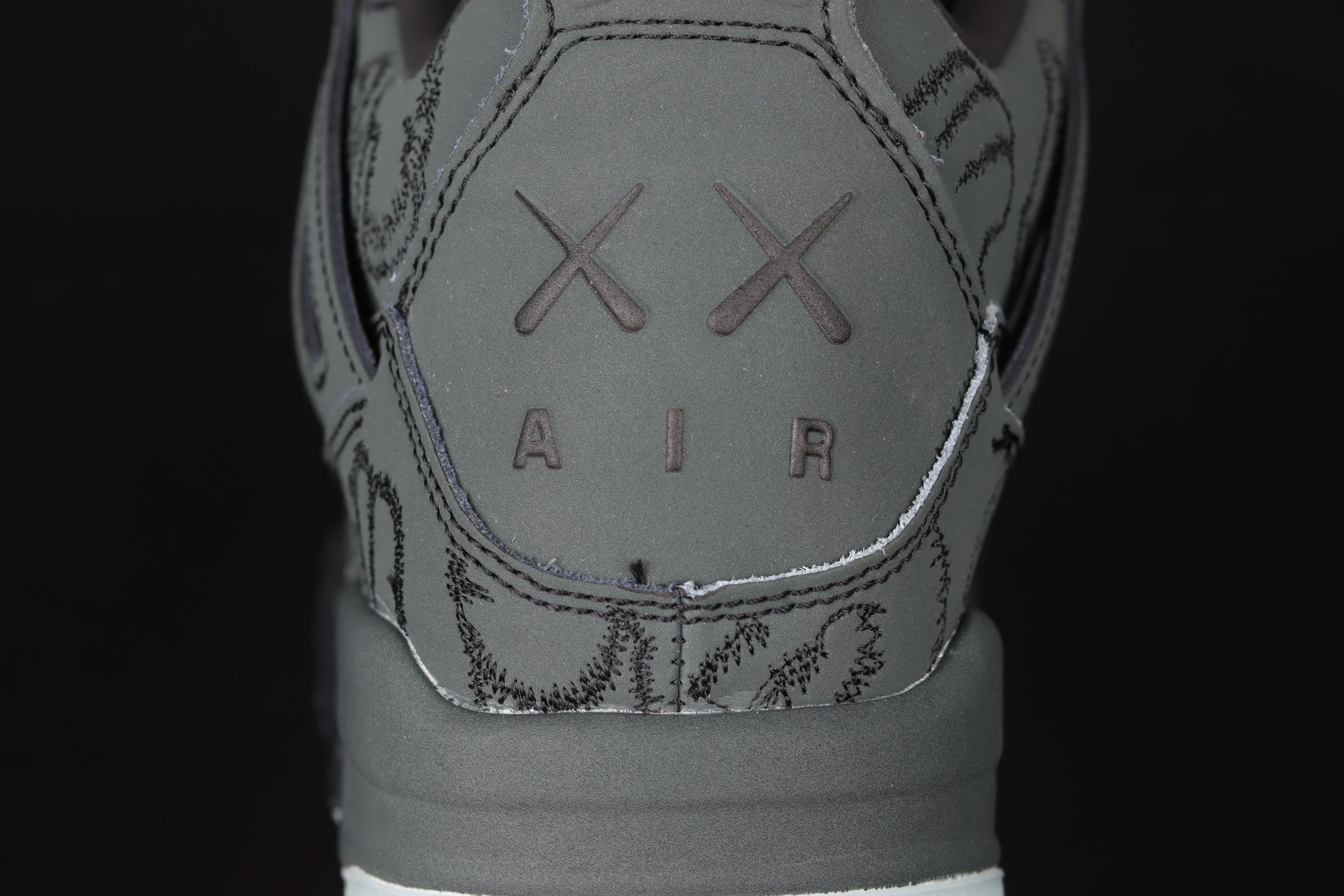 Air Jordan 4 Retro x KAWS Black
