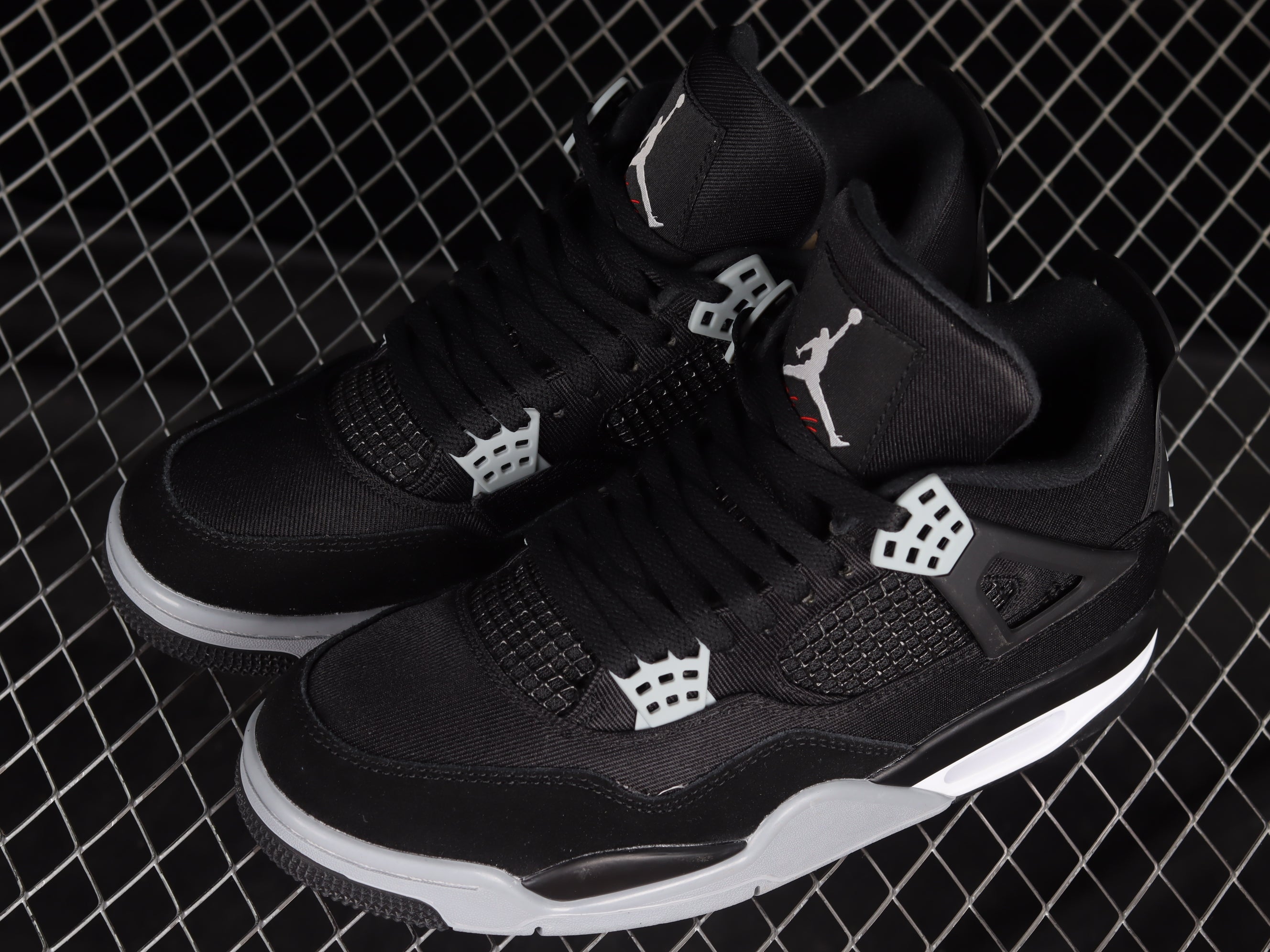 Jordan 4 Retro SE Black Canvas