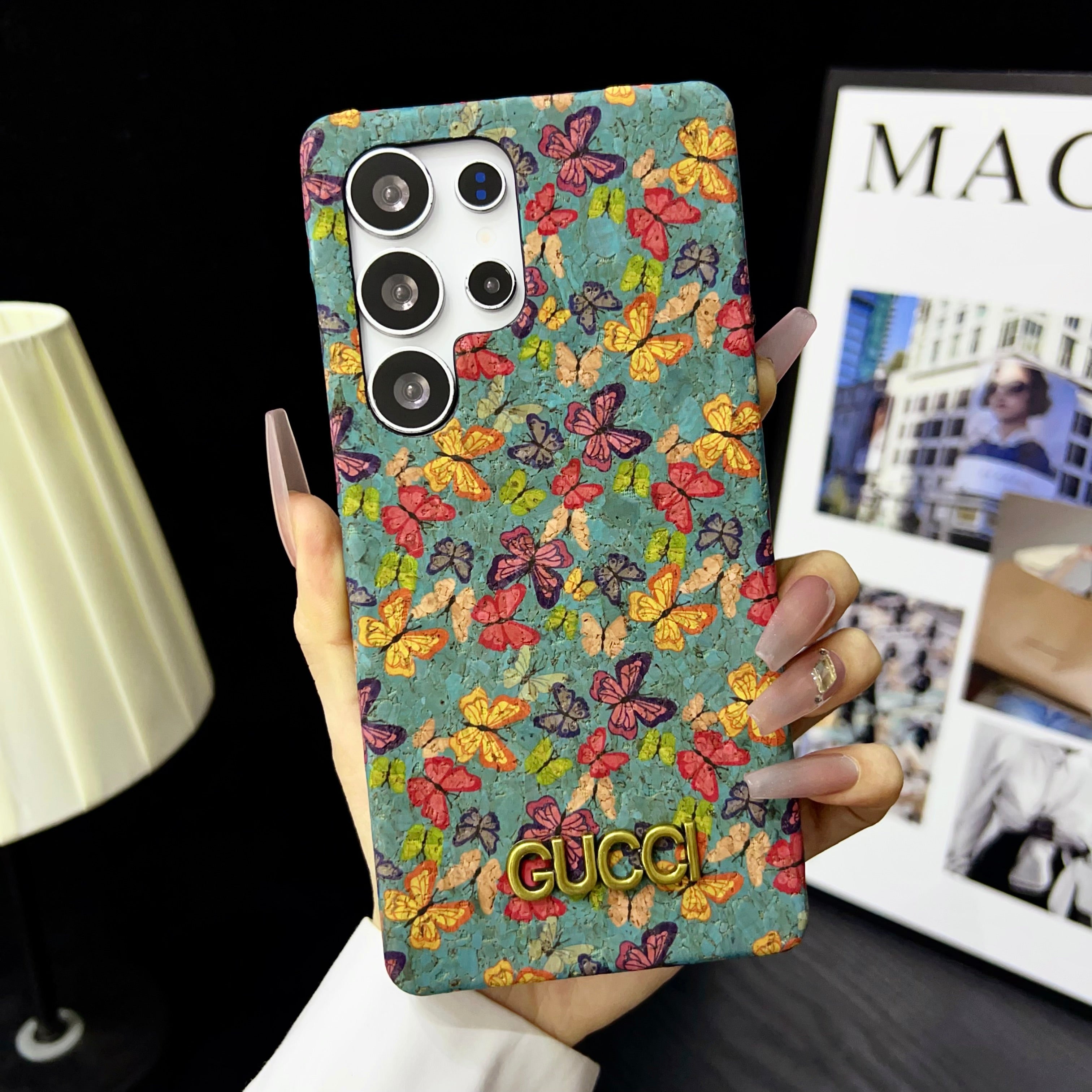 Floral gucci Case - Luxury Design