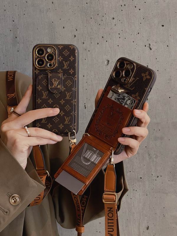 Luxury Leather Crossbody Case With Detachable Belt For iPhone 15-17 Pro Max