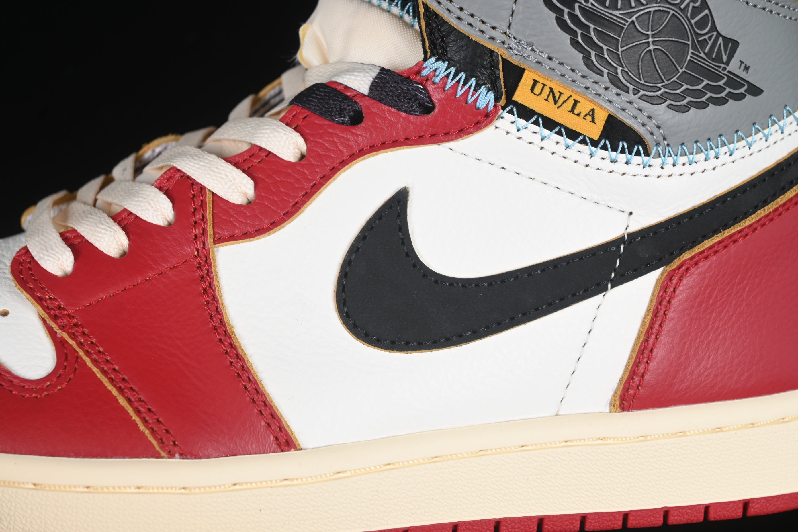 Air Jordan 1 x Union Varsity Red and Shadow Grey