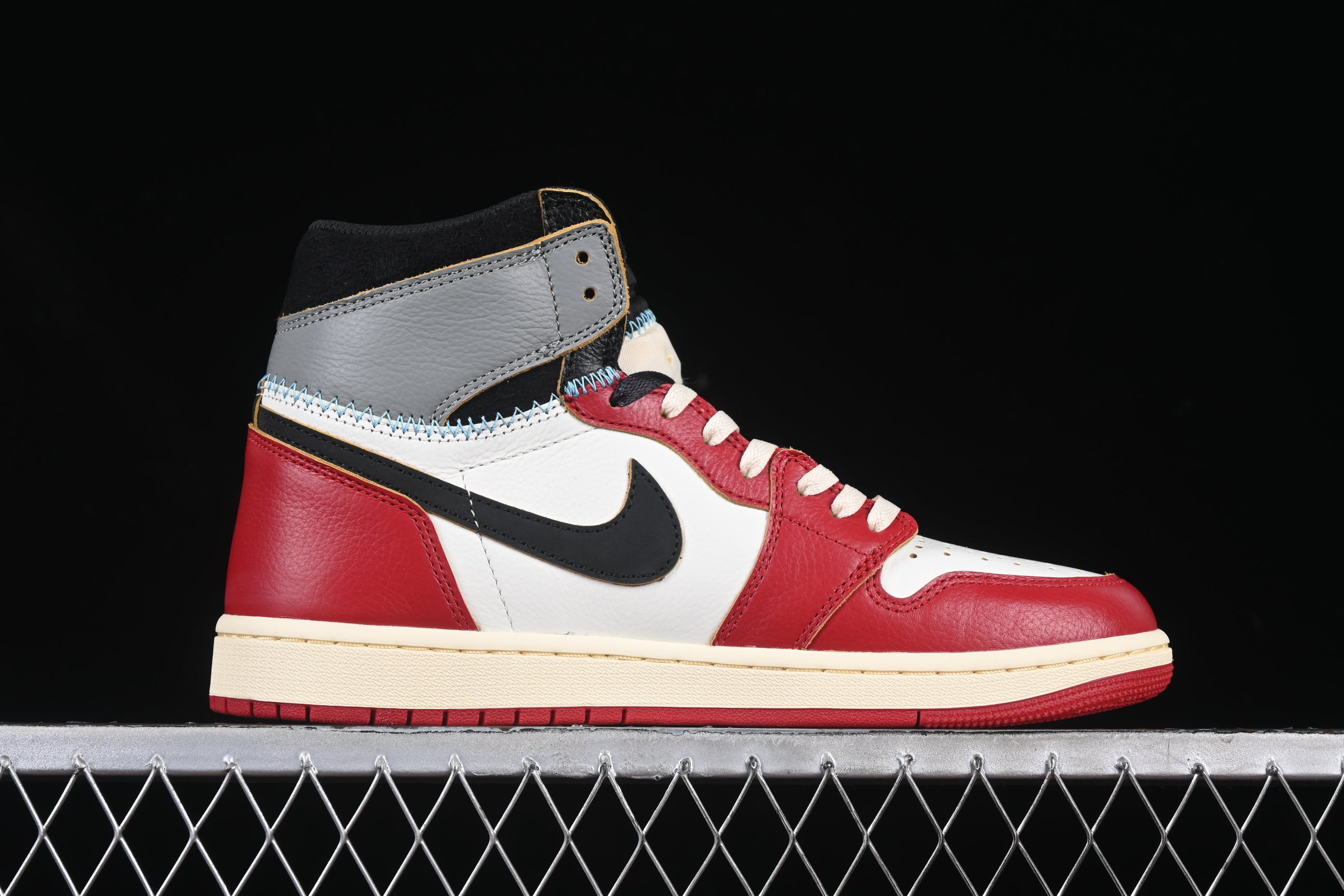 Air Jordan 1 x Union Varsity Red and Shadow Grey
