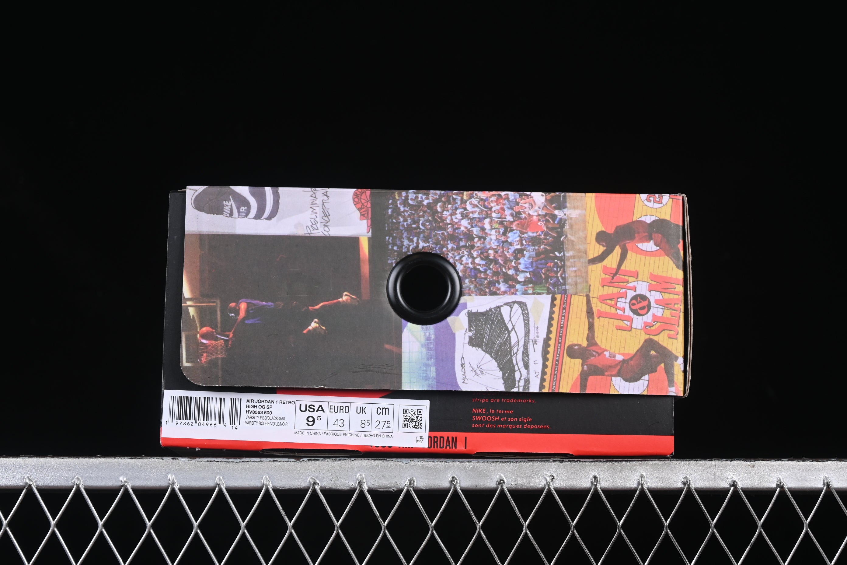 Air Jordan 1 x Union Varsity Red and Shadow Grey