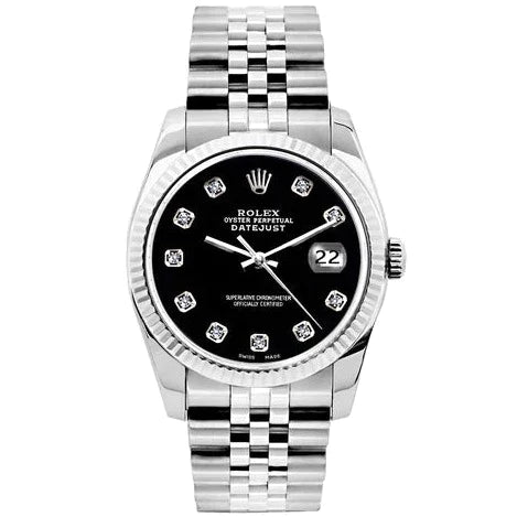 DateJust Silver & Black