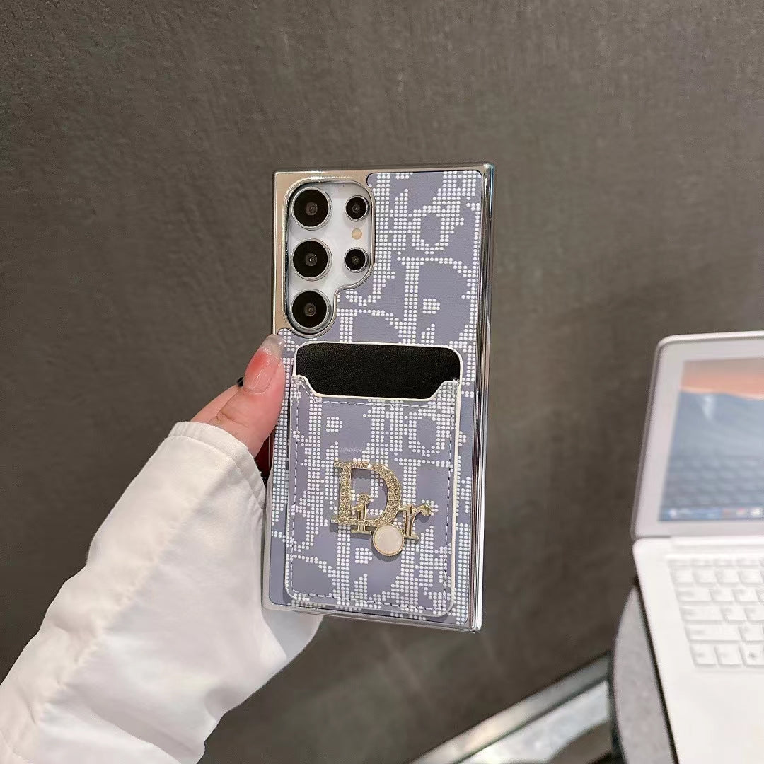 Dior Samsung Case Wallet - Luxury Card Holder Cover