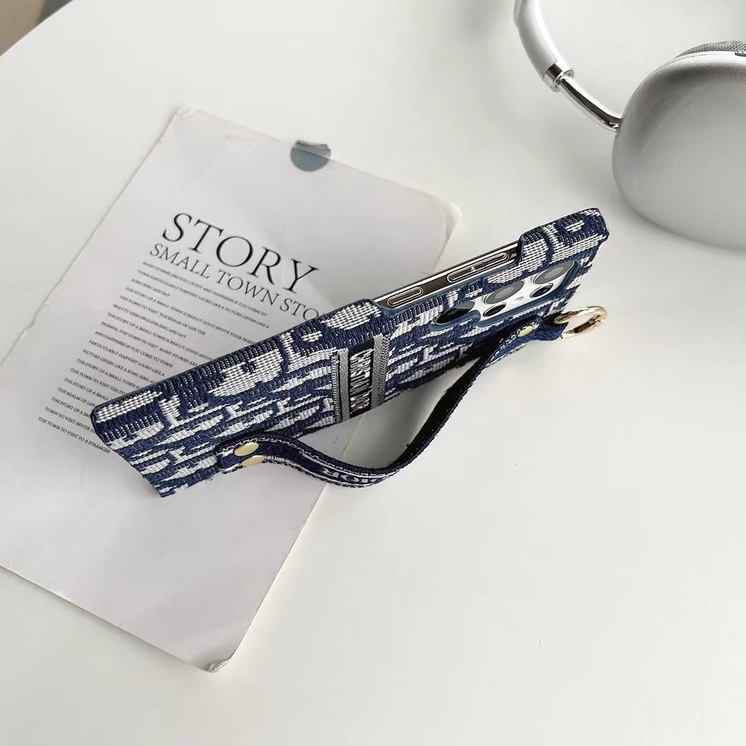 Dior Samsung Phone Case with Hand Grip - Luxury & Functionality