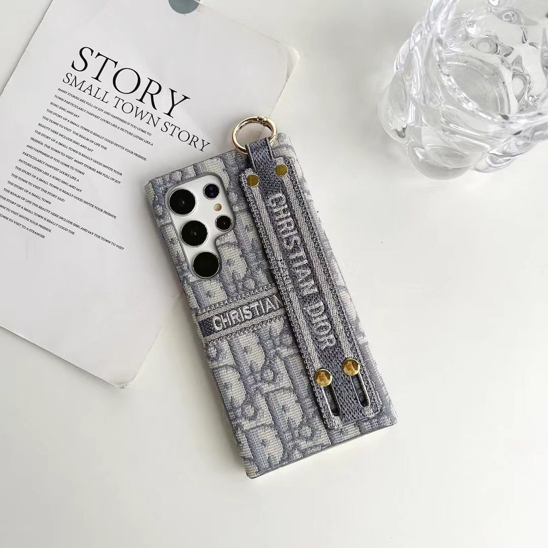 Dior Samsung Phone Case with Hand Grip - Luxury & Functionality