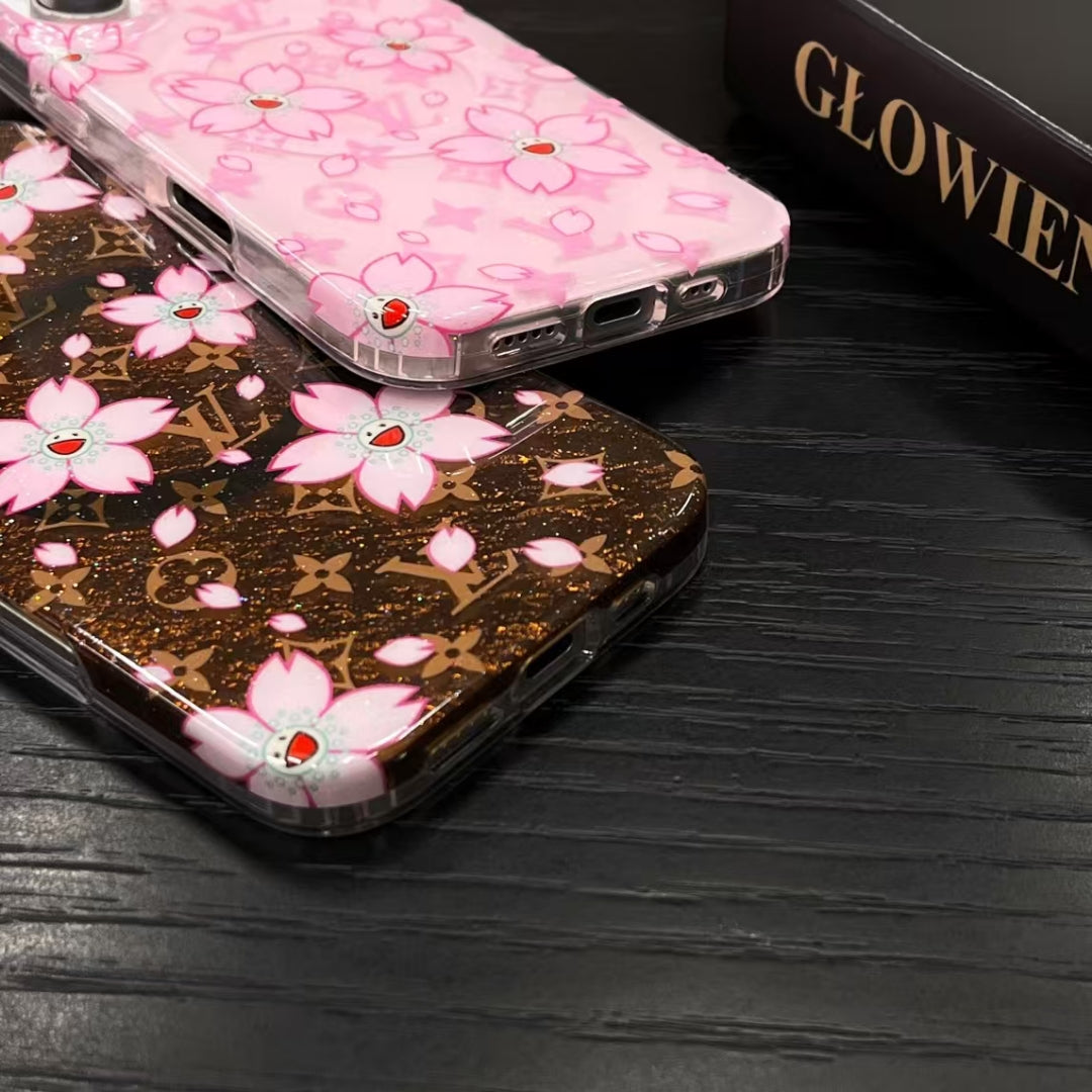 LV Flowers iPhone Cases