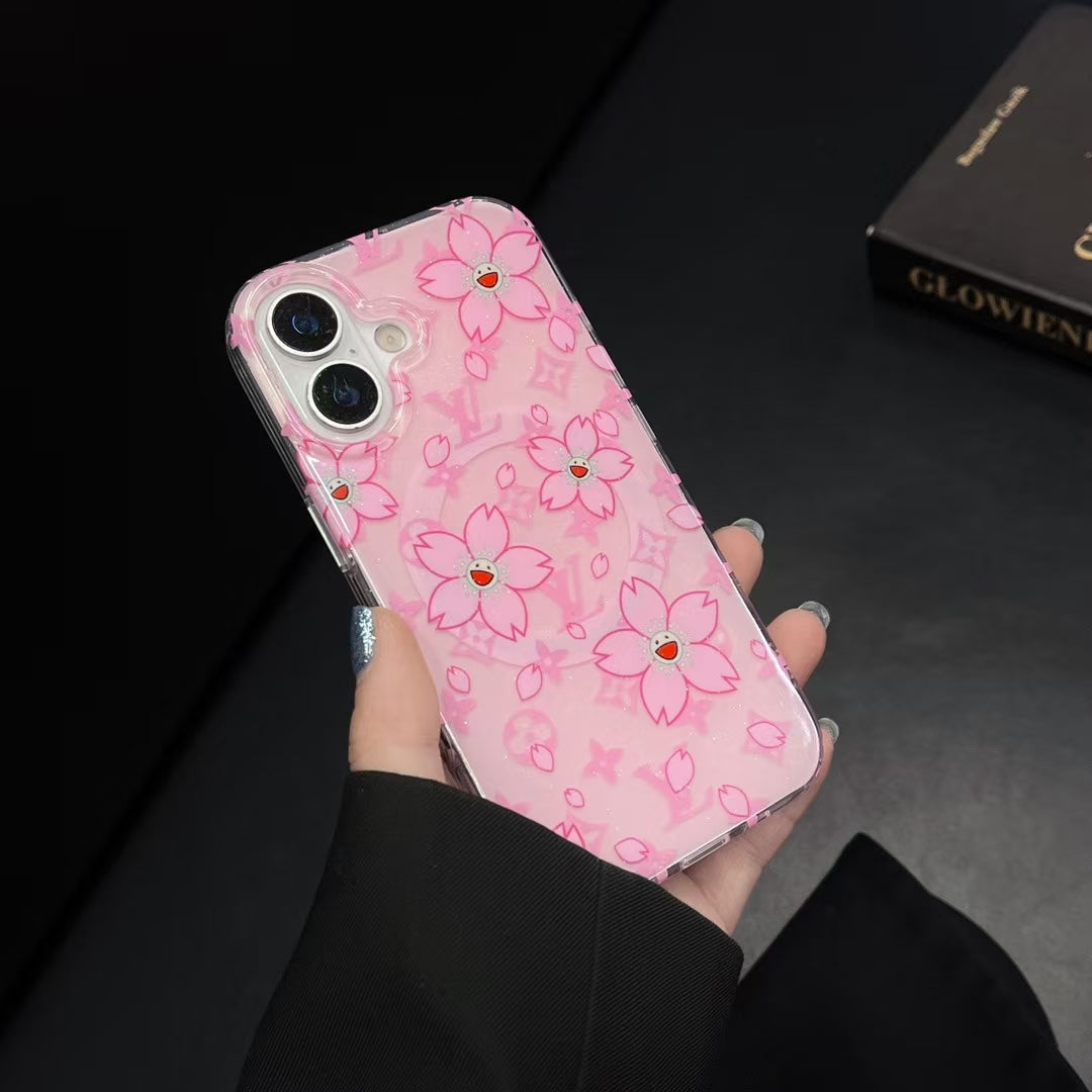 LV Flowers iPhone Cases