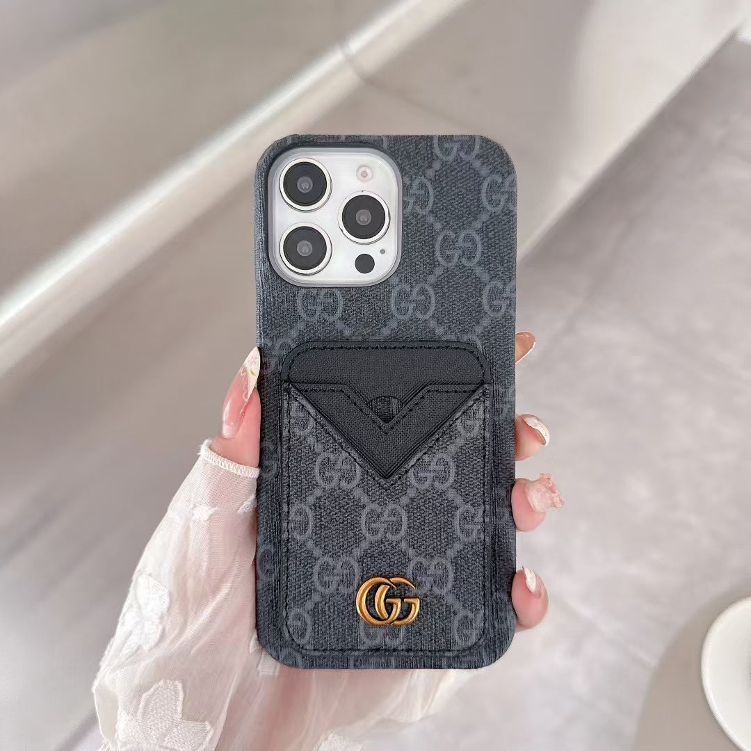 GG wallet iPhone cases