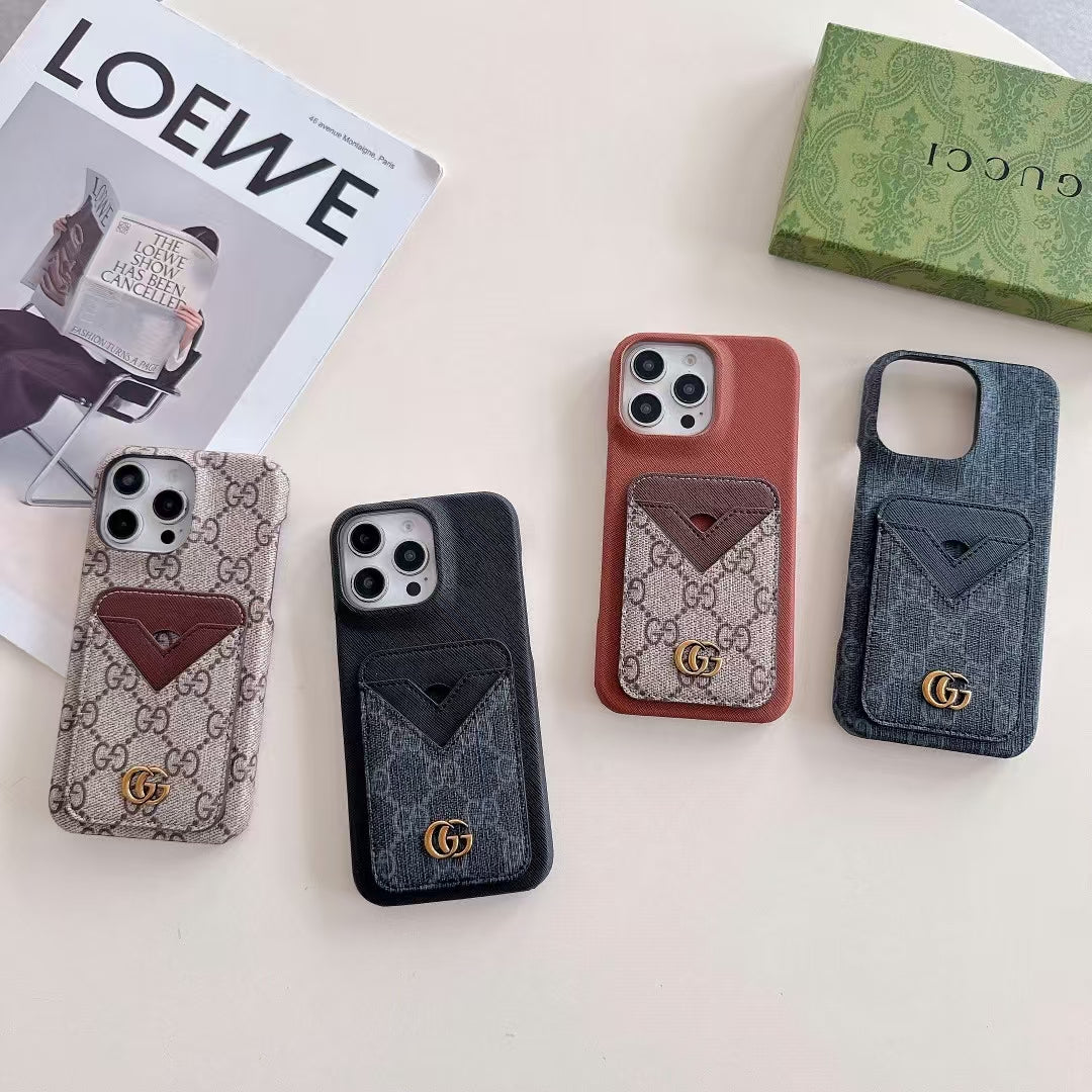 GG wallet iPhone cases