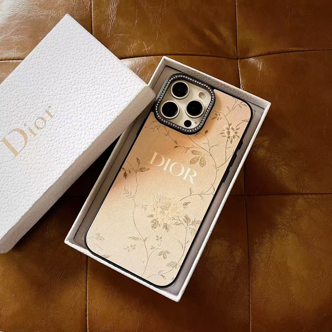 CD iPhone Case – Elegant Floral Design